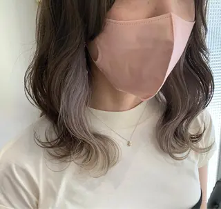 ミディアム カラー eme hair design 【エメ】所属・eme ﾅｵ ストレートモデル募集のヘアスタイル