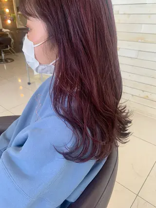 カラー Ancheri by flammeum戸塚店所属・ひな/ボブカット/ ブリーチなしWカラーのヘアスタイル