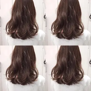 セミロング カラー パーマ ショート/ボブ/ 白髪ぼかし/しんやのヘアスタイル