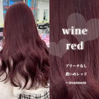 ロング カラー 韓国風艶髪🎀 暖色カラー🤍のヘアスタイル