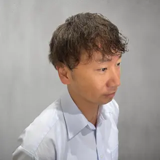 パーマ メンズ 金田 晏栞のヘアスタイル