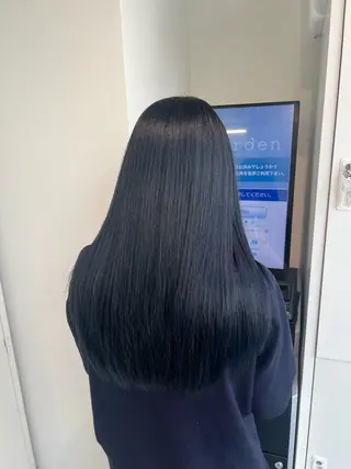 ロング カラー kei/透明感カラー /縮毛矯正/メンズのヘアスタイル