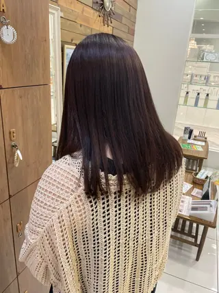 ミディアム 透明感color吉田 沙羅のヘアスタイル