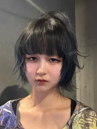 ショート カラー だいち/ハイトーン/ デザインカラーのヘアスタイル