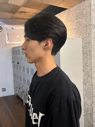 ミディアム パーマ メンズ fifth 庄子愛彩のヘアスタイル