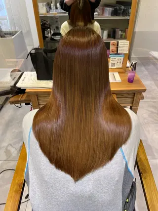 ロング パーマ BLENDby happiness所属・KAORU/絹髪 /髪質改善/奈良のヘアスタイル