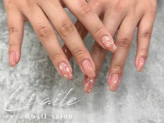 ネイル Li aile eye&nail 上本町店所属・Li aile kana🐰🩵のネイルデザイン