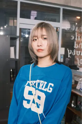 ショート カラー mEg hair creation川崎矢向店所属・レイヤー/ブリーチ/ 艶カラー/アトムのヘアスタイル