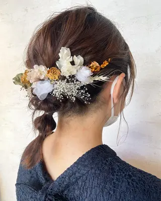 ヘアアレンジ 女性に人気♪ はやしほのかのヘアスタイル