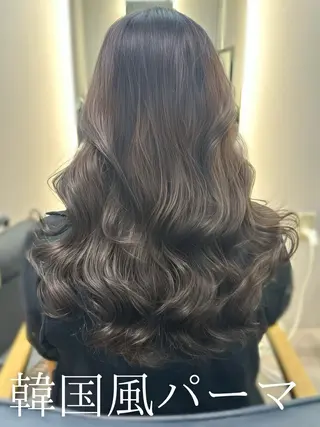 セミロング パーマ 韓国風パーマ/ 韓国ヘア/大森千寛のヘアスタイル