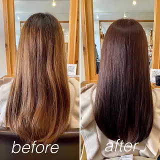 カラー 居城 花菜のヘアスタイル