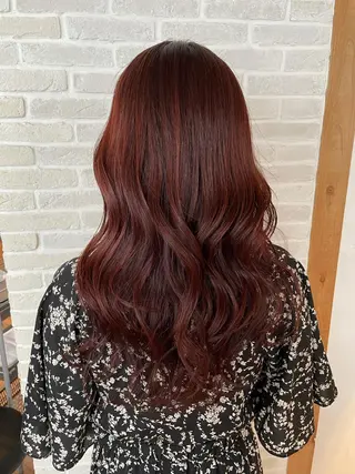 セミロング little×PORTO三宮所属・🧡/艶髪/桑原 拓也/ショート/🧡のヘアスタイル