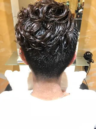 パーマ メンズ eclat suzumiのヘアスタイル