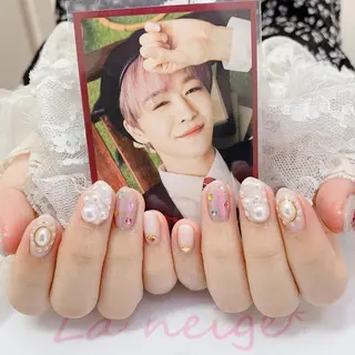 ネイル La neige* yuki 🥯🍑のネイルデザイン