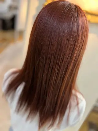 セミロング 飯星慧斗 /ブリーチ、縮毛矯正のヘアスタイル