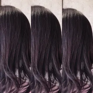 セミロング カラー 福森 みずきのヘアスタイル