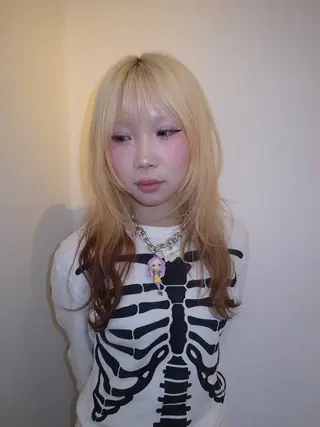 カラー Ravo所属・キラ/ハイトーン/ 福岡美容室のヘアスタイル