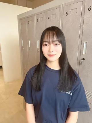 カラー 福島 果音のヘアスタイル