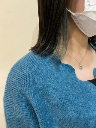 ミディアム ボブ/透明感カラー 🧸YUI❤️のヘアスタイル