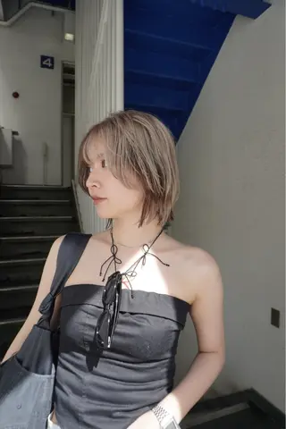 ミディアム カラー yiye 青山所属・無料カットモデル募集 🌱ひょうがのヘアスタイル