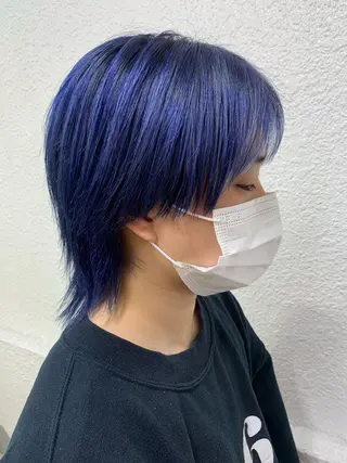 ショート 🧨ブリーチー×ボブ レイヤー💎じゅえるのヘアスタイル