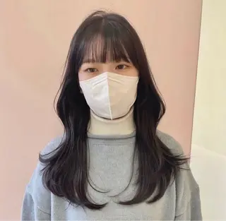ロング ❤︎︎韓国ヘア❤︎︎ 𝑺𝒉𝒊𝒉𝒐のヘアスタイル