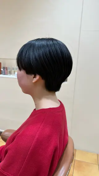 ショート 小顔ボブ/お悩み解決 /ボブパーマ/とういのヘアスタイル