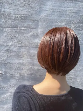 ショート カラー 韓国風/オシャレ /縮毛矯正/滝口琴未のヘアスタイル