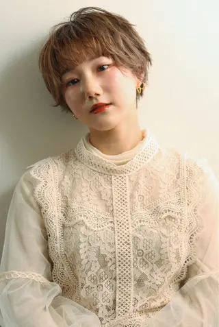 ショート いりえ しゃけのヘアスタイル