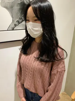 ロング LOREN＋透明感 オリーブhirokoのヘアスタイル