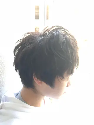 ショート パーマ メンズ share salon　SCENA所属・堤太志 メンズパーマ特化のヘアスタイル