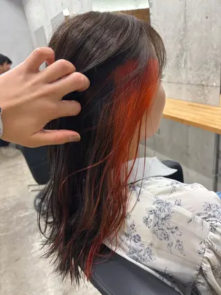 セミロング カラー mono / Manatoのヘアスタイル