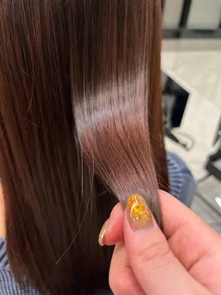 セミロング カラー ウスイマイコ カット/ケアカラーのヘアスタイル