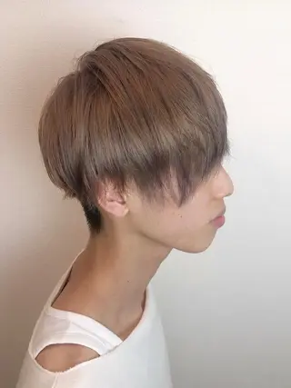 ショート カラー メンズ 是枝 さくらのヘアスタイル