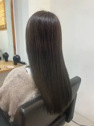 ロング カラー ✨🎨ブリーチなし 透明感カラー✨美友のヘアスタイル