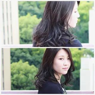 セミロング カラー Viage （ビアージュ）のヘアスタイル