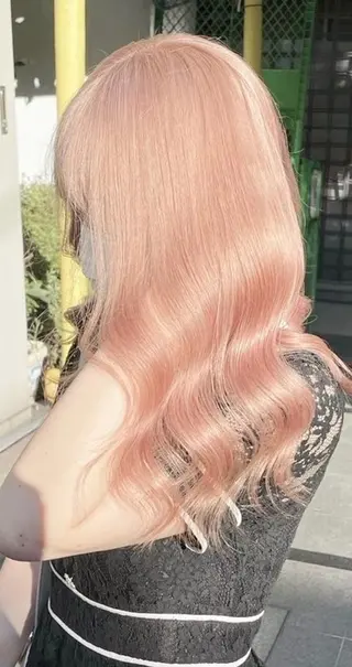 セミロング カラー 【美髪ハイトーン】 髪質改善/大和🎀のヘアスタイル