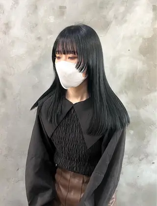 ロング カラー 木村陸弥 似合わせ 透明感カラー🌿のヘアスタイル