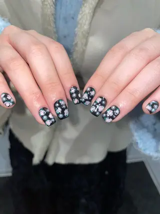ネイル GO TODAY 吉祥寺Glint所属・うの 韓国ﾈｲﾙ໒꒱⋆⭒˚のネイルデザイン