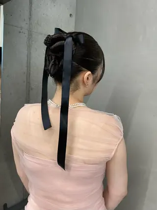 ロング カラー ヘアアレンジ mina 🌷のヘアスタイル