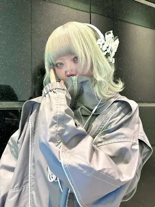 ミディアム カラー ヘアアレンジ 💍絶対に可愛く💍 履歴修正SAKI🐰のヘアスタイル