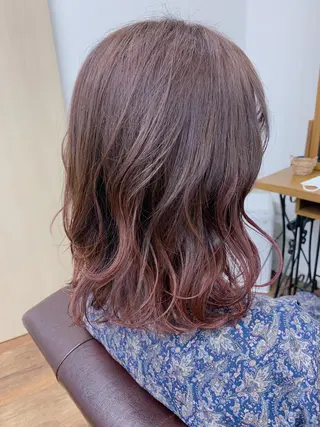 ミディアム カラー パーマ 松本 和之のエステ・リラクイメージ