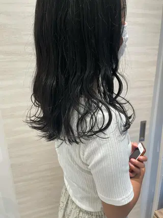 ロング Chiho / 梅田 / ボブ/ パーマのヘアスタイル