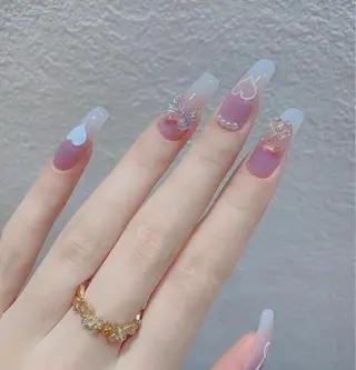 ネイル M🌷nail 長さだし専門店のネイルデザイン