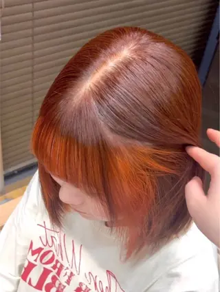 ミディアム カラー ハイトーン、カラー 特化⟡.·すわ☁️のヘアスタイル