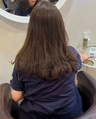 セミロング カラー CLOVE所属・下石怜子/レイヤー/ 透明感カラーのヘアスタイル