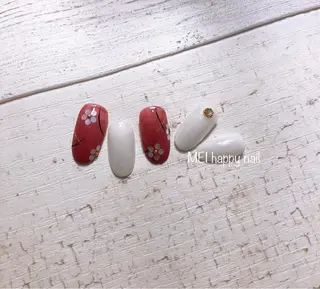 ネイル 北浦和 自爪育成ケアのネイルデザイン