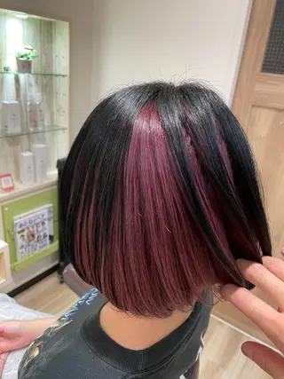 ショート カラー 🌈派手髪ハイトーン 🌈鈴木亮太🌈のヘアスタイル