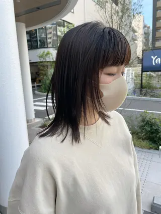 ミディアム カラー クドウレイ fifth渋谷のヘアスタイル