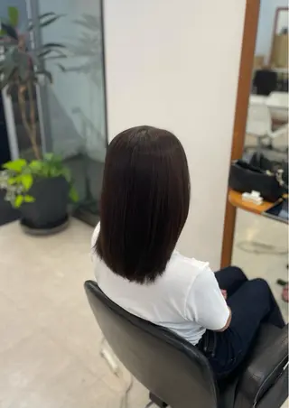 ミディアム カラー スーパーカット　tip&toe所属・松山弘樹/ 佐倉/髪質改善のヘアスタイル